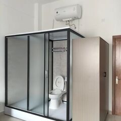 トイレ＋シャワーブース 一体型ユニット 便所 幅1900×奥行1200×高2150mm シャワーボックス組立式 便所 手洗 お風呂 浴槽の画像