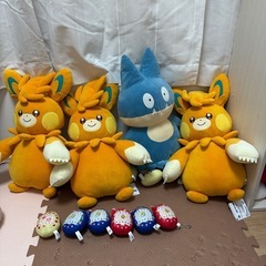 ぬいぐるみ　UFOキャッチャー　　ポケモン　たまごっち