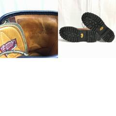 希少Vintage ！HERMAN/ハーマン　サバイバーブーツ　ミリタリー　size8.5　ブラウン/茶/BROWN〉SURVIVOR BOOT　Vintage/　管No.T2の画像