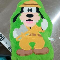 0610-176 ディズニー　グーフィー　クッション　ジャングル...