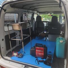 キッチンカー　キャンプ車そのままどうぞ！備品もお付けします。軽バ...