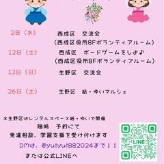 結・ゆい　交流会（6/20 9:45〜12:15） - チャット
