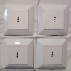 翔優作の小皿　10cm正方形　5枚の画像