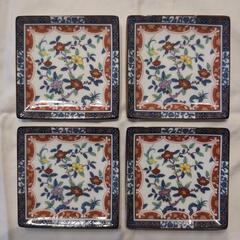 翔優作の小皿　10cm正方形　5枚