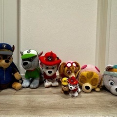 パウパトロール　ぬいぐるみセットの画像