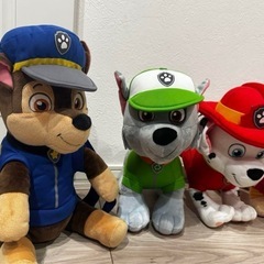 パウパトロール　ぬいぐるみセットの画像