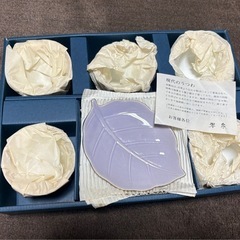 湯呑み菓子皿５枚セット➕カレー皿４枚セットの画像