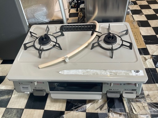 【リサイクルサービス八光】2019年製　リンナイ　ガステーブル　都市ガス用　 KGM64BE2R　右強火