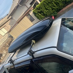 パジェロv98w ルーフキャリア(スクエアバー・フェアリング)の画像