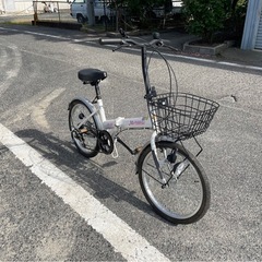 綺麗　M&RAMASU MR-200 6段変速 20インチ 折りたたみ自転車 の画像