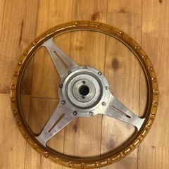 mini moto-lita モトリタ ウッドステアリング ミニ ボス付の画像