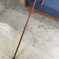 I2506-234木製 杖 キズ汚れ有り