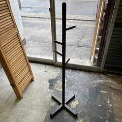 木製ポールハンガー 124cm