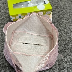 レースのティッシュカバーの画像