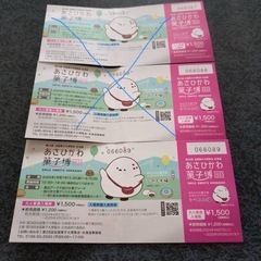 旭川お菓子博覧会チケット