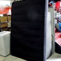 ダブルサイズ マットレスのみ ボンネルコイル 片面タイプ ブラック 厚み16cm 札幌市東区 新道東店の画像