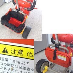 アイデス カーゴ 三輪車 舵取り棒付き 安全ガード付き 収納カゴ付き 1.5～3才 身長80-100cm 3輪車 ides CARGO 赤 レッド 子ども ベビー キッズ☆ 札幌市 北区 屯田 の画像