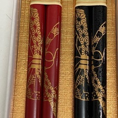 ☆値下げ☆2506-236 輪島塗 箸 2セット バラ売り不可 未使用品の画像