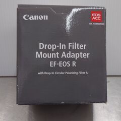 Canon　キャノン　ドロップインフィルターマウントアダプター　EF-EOS R　中古品の画像