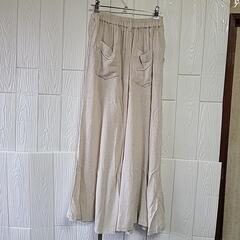 【5940円.OUTLET.Free】レイカズンレーヨンリネンマーメイドスカート （ベージュ）の画像
