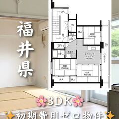 【福井県越前町】3DK・学生,高齢者相談◎✨