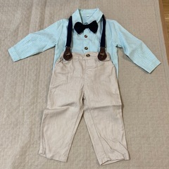 【着用回数1回のみ】サイズ80 フォーマル服　グリーン