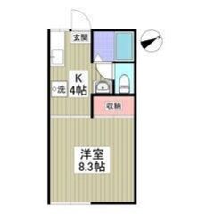 💚💛フリーレント1ヶ月付き💛💚敷礼ゼロ🎶北坂戸駅徒歩12分…