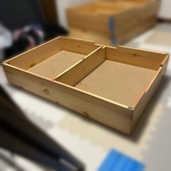 無印ベッド　パイン材　シングルの画像