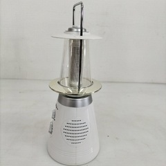 直接引き取り5%OFF　インボイス登録店 ランタン LEDランタン AM/FMラジオ付 電池式 軽量 携帯型 防災 停電 キャンプ バーベキュー 未使用 保管品 703183の画像