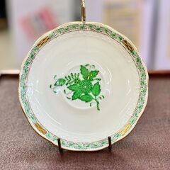 ヘレンド アポニー・グリーン｜ペア カップ＆ソーサーの画像