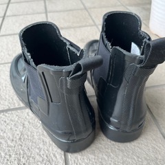 【美品】Hunter ショート（黒)レインブーツの画像