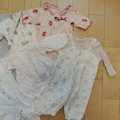 女の子　ロンパース50-70 まとめ売りの画像