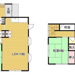 戸建3LDK 車庫アリ 15畳LDK ペット応相談 南向き日当たり良好 - 加須市