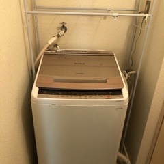 洗濯機と棚
