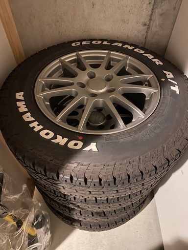 ヨコハマタイヤ　ジオランダーA/T 185 85R 16 タイヤホイールセット
