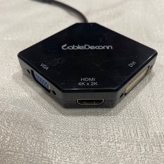 【6/20処分予定】CableDeconn HDMI VGA DVI 変換 アダプターの画像