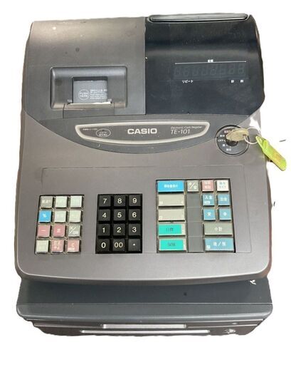 CASIO カシオ 電子レジスター TE-101 店舗用品 通電確認済