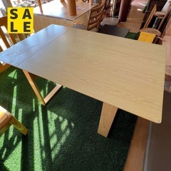 【6月SALE】JH0120 伸長式ダイニングテーブル　木製　テーブル