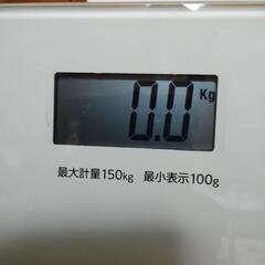 体重計 ガラストップの画像