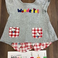 【中古】80㎝　HelloKitty　半袖Ｔシャツ