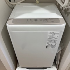 Panasonic 一人暮らし用洗濯機(6kg)