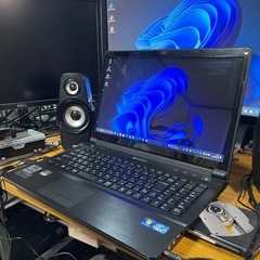 ノートパソコン Mouse Computer Windows11 CPU i7-3610QM  メモリ16GB SSD500GB+HDD1TB GT650M Blu-ray Office2021の画像