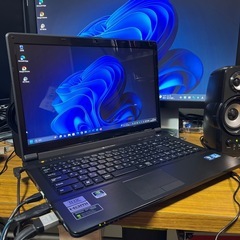 ノートパソコン Mouse Computer Windows11 CPU i7-3610QM  メモリ16GB SSD500GB+HDD1TB GT650M Blu-ray Office2021の画像