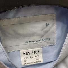 【新品未使用】医療職着　メンズM　水色　インドネシア製（ナガイレーベン）の画像