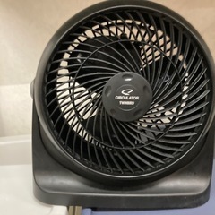 ツインバード TWINBIRD サーキュレーター 18c m ブラック KJ-D781B  リサイクルショップ宮崎屋　佐土原店　25.6.10F