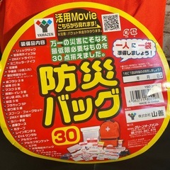 【未使用品】防災バッグ　の画像