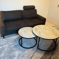 【クラスティーナ家具3点セット】
ラグ•ソファ•ネストテーブル 