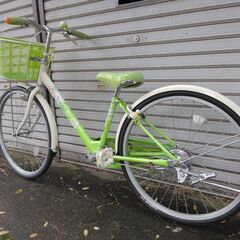 ２４インチの子供自転車です。　前後タイヤ新品交換済みです。の画像