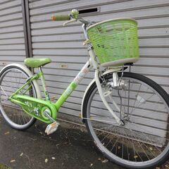 ２４インチの子供自転車です。　前後タイヤ新品交換済みです。の画像