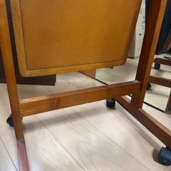 鏡、キャスター付き姿見の画像